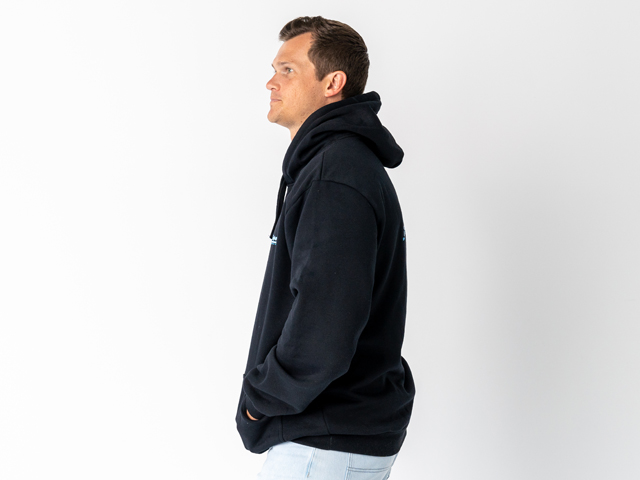 Superior Unisex Hoodie Black (Each) - SUP-HOODIE-U-BLK-XXX